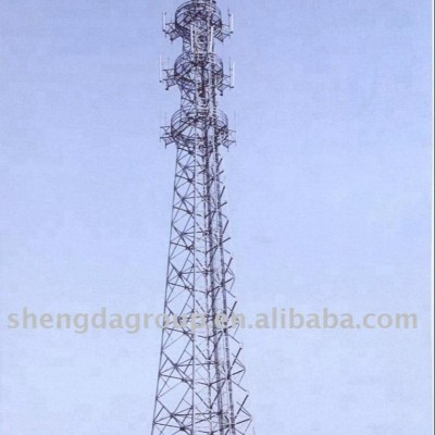 ZSST Communication Tower 50m Telecommunication Tower made in China